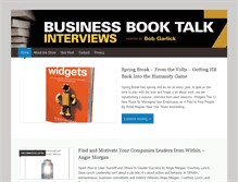 Tablet Screenshot of businessbooktalk.com